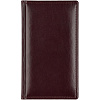 Еженедельник датированный 2026 АТТАСНЕ 64л, 90х160мм,карм.верт,Каньон бордо