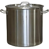 Котел 37 л.нерж.d=36 см.h=36 см. тройн.дно с крышк. (инд) MGsteel 39209
