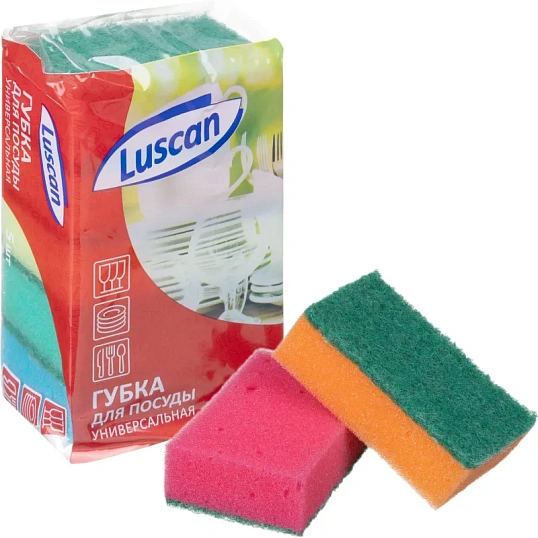 Губки для посуды Luscan 80х50х26мм 5шт/уп