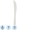 Нож одноразовый 190мм, белый, кукурузный крахмал, 50шт/уп