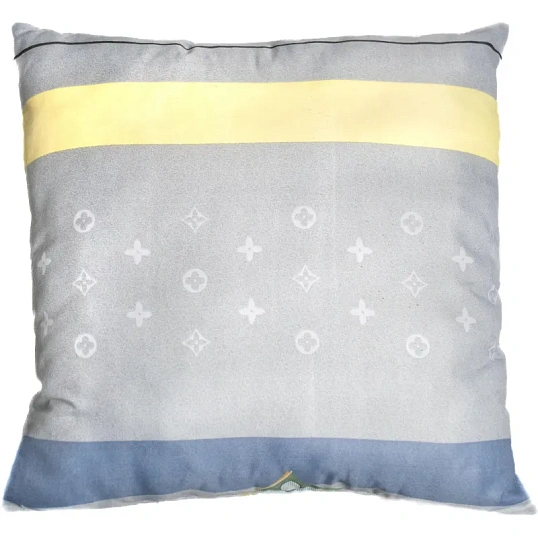 Подушка 70х70 см Эконом (иск.леб.пух/лавсан ПЭ 100%), ассорти