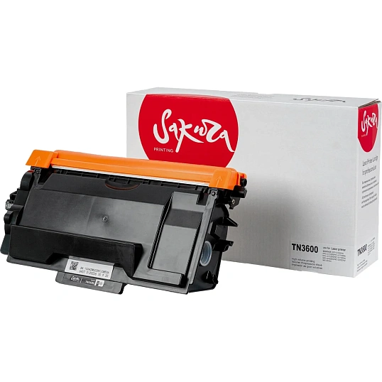 Тонер-картридж Sakura TN-3600 чер. для Brother Brother HL-L5210DN/L6915DW