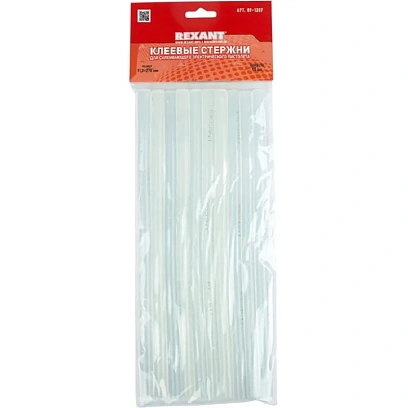 Стержень клеевой REXANT d1х2701мм, прозрачные, 10шт. (09-1270)