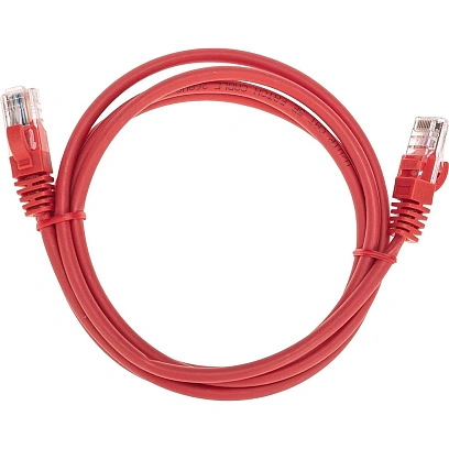 Патч-корд REXANT (02-0103-105) U/UTP, CAT 5e, 26AWG, LSZH, красный, 1,5м