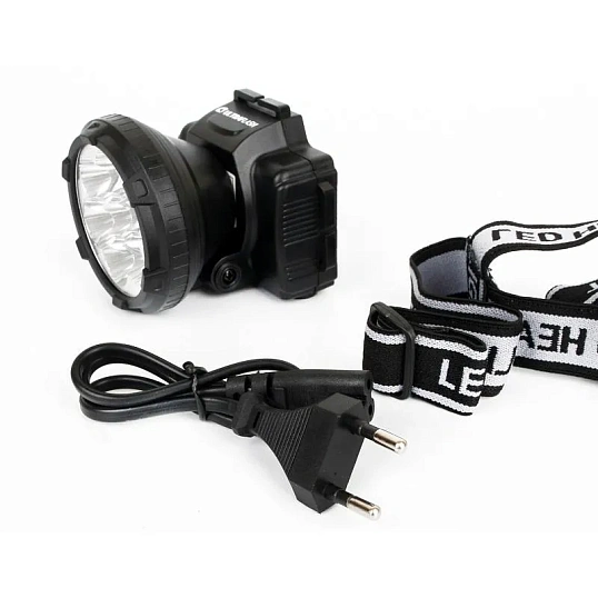 Фонарь налобный Ultraflash 9LED,акк220,0,5Ач