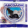 Средство от грызунов Абсолон тесто-брикеты 100г пакет АЛБТП100