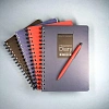 Ежедневник недатированный А5 PRAGMATIC на гребне, красный, 128л 3-748/05