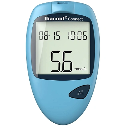 Глюкометр Система контроля уровня глюкозы в крови Diacont (Коннект)