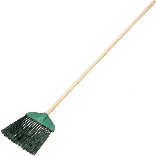 Метла полипропиленовая плоская большая с черенком_СИ-00759