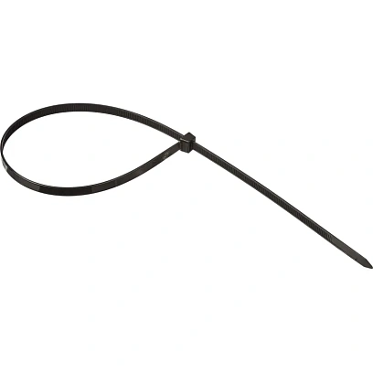 Хомут стяжка нейлоновая TOPFORT 8х500 (7,6х500 мм) чёрный 100 шт/уп