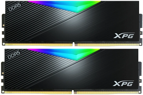 Модуль памяти ADATA DDR5 DIMM 32GB(2x16gb) 6400MHz(AX5U6400C3216G-DCLARBK)
