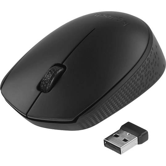 Мышь компьютерная Logitech беспров.B170 black USB,1000dpi 3but (910-004659)