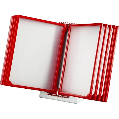 Демосистема настольная перекидная,10 панелей А4, цветная 153080