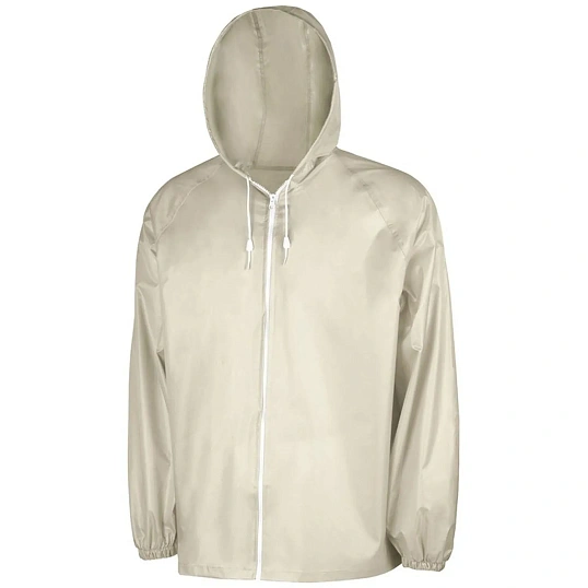 Дождевик короткий Maui из полиэстера, молочный/3320201M-L
