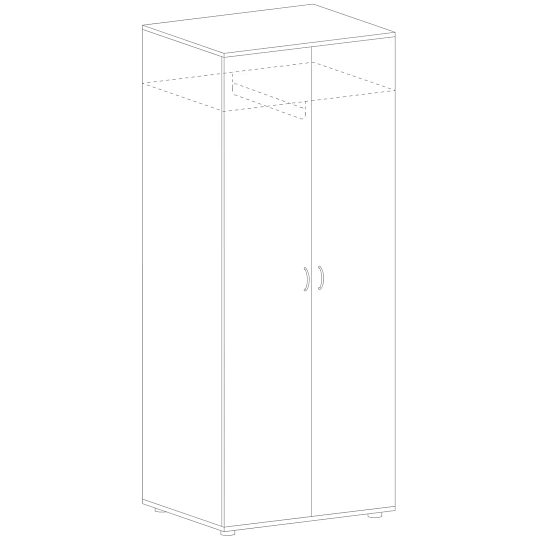 Гардероб SH_Стратегия для одежды S77 (154713) Н.Милано ср