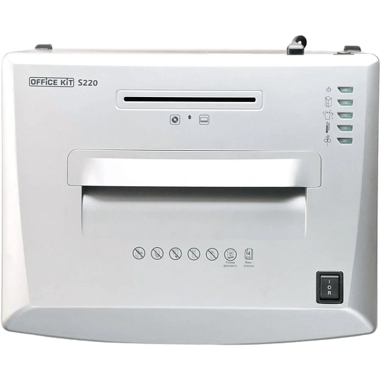 Шредер (уничтожитель) Office Kit S220, 5ур.секр., 14лист, 32л