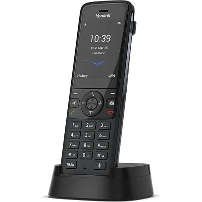 Радиотелефон Yealink W78P,база W70B+трубка W78H,10 SIP,до 10 труб,до 20 выз