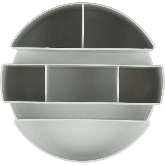 Подставка-органайзер д/канцеляр. мелочей Attache 8 отделений office серый