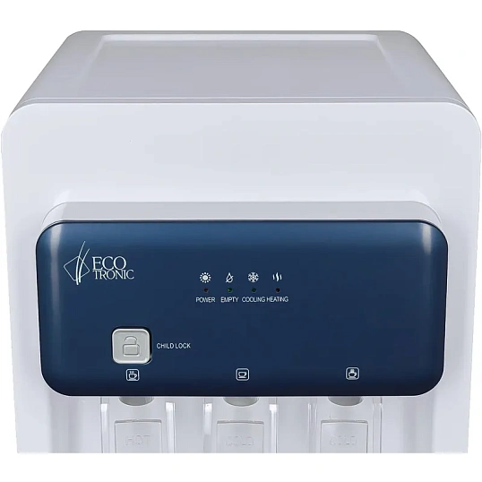 Кулер Ecotronic K43-LXE white-blue