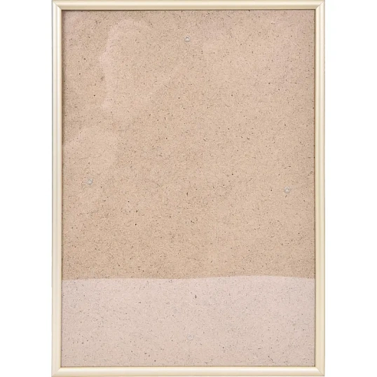 Рамка 210х297, золото, алюминевая.,  ПЭТ стекло, 2019_04_94_345