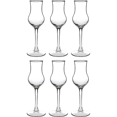 Рюмка для граппы 95 мл. d=64 мм. h=180 мм. Турция 6 шт/уп, 70876