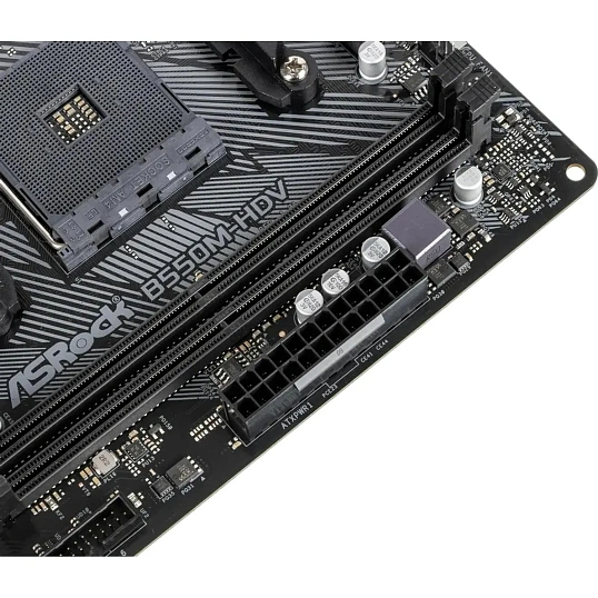 Материнская плата ASRock B550M-HDV, Socket AM4, AMD B550, 2xDDR4-3200, mATX