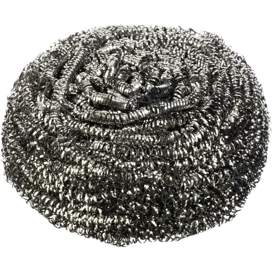 Губка-мочалка для мытья посуды YORK Макси спиральная стальная