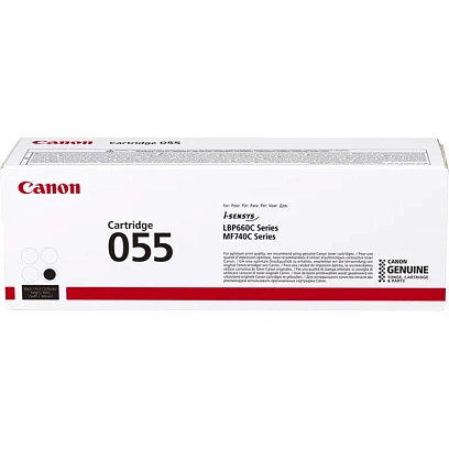 Картридж лазерный Canon 055 BK 3016C002/003 чер. для MF746Cx/LBP664Cx
