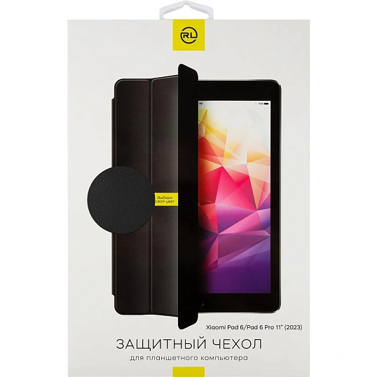 Чехол Red Line с силик крыш для Xiaomi Pad 6/Pad 6 Pro 11' 2023 подст Y,чер