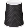 Стакан одноразовый бум двухслойный d-80мм 250мл Waffle Black (25шт/уп)