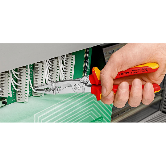 Клещи электромонтажные VDE L-200 мм KNIPEX KN-1396200