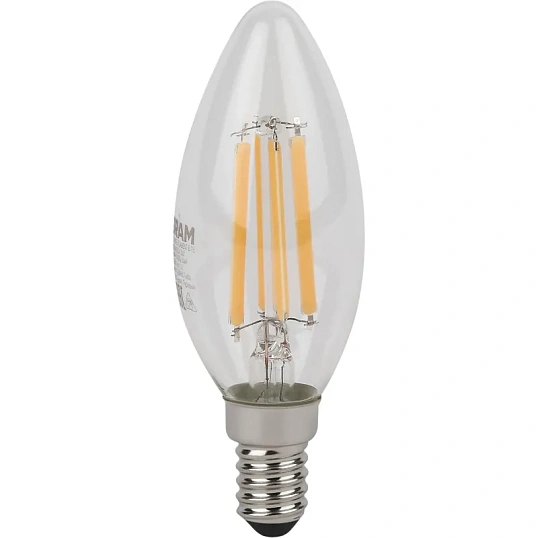 Лампа светодиодная OSRAM LSCLB75 6W/840 230VFILCL E14 FS1