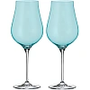 Набор бокалов для белого вина LIMOSA;Бирюзовая чаша,500 мл 2шт, БСС0565