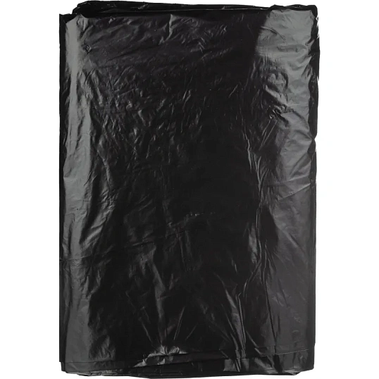 Мешки для мусора ПВД 120л 25мкм 50шт/уп черн 70х110см, Стандарт