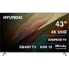 Телевизор Hyundai H-LED43BU7009, UHD, смарт (Android TV)