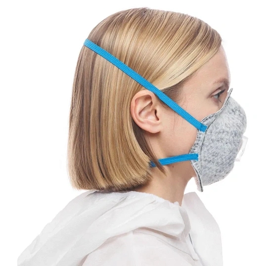 Полумаска фильтрующая UNIX Air 612V FFP2 R D/В0/Е0 3шт/уп