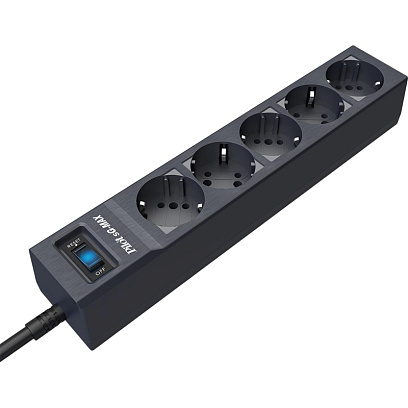 Сетевой фильтр PILOT sG-MAX (5р/10м/15А/черный)