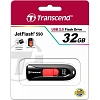 Флеш-память Transcend JetFlash 590, 32Gb, USB 2.0, ч/крас, TS32GJF590K