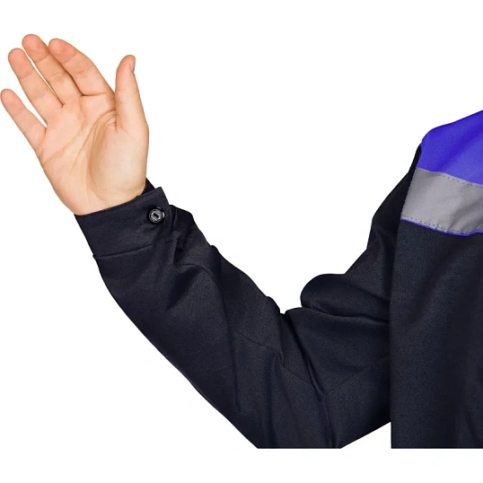 Костюм рабочий летний муж. л16-КПК с СОП син/вас (р.72-74) 194-200