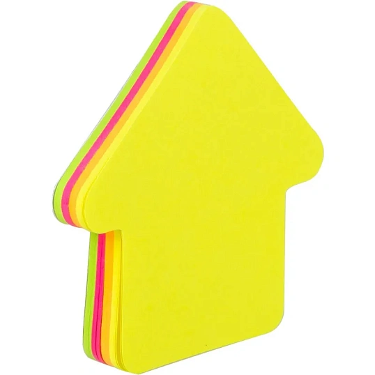 Стикеры с клеевым краем Deli 76х76 мм,20 листов,форма в асс-те      