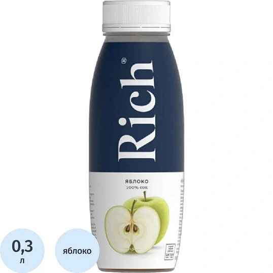 Сок Rich Яблоко ПЭТ 0,3л
