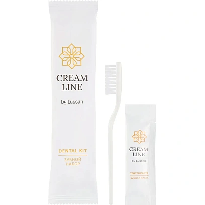Набор зубной Luscan Cream Line, флоупак,300шт