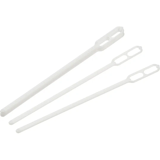 Размешиватель одноразовый 120мм, белый/прозрачный КОМУС ПС 500шт/уп