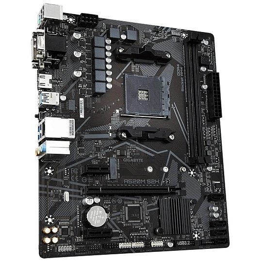 Материнская плата Gigabyte A520M S2H AM4 AMD 2xDDR4 mATX RTL