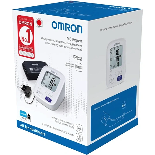 Тонометр OMRON  M3 Expert (HEM-7154-ALRU)