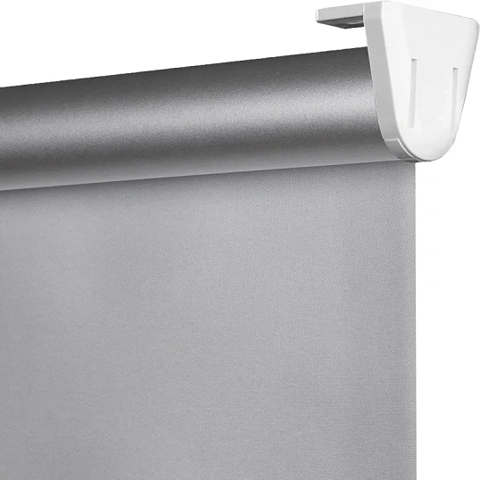 Рулонная штора Комус Мебель blackout silver 537837 V2, 70х160, серый