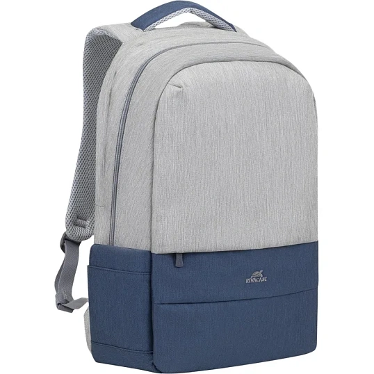Рюкзак для ноутбука RIVACASE 7567 grey/dark blue 17.3/6