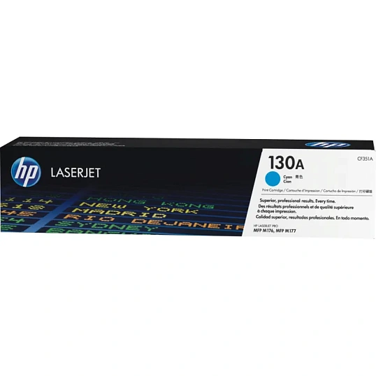 Картридж лазерный HP 130A CF351A гол. для LJ Pro M176n/M177f