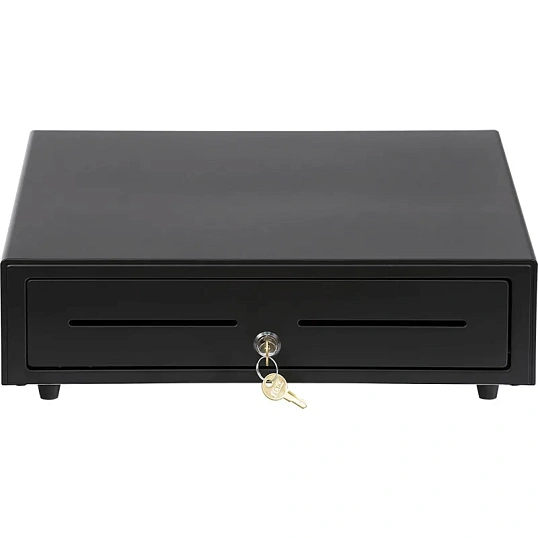 Денежный ящикАТОЛ CD-410-B черный, 410x415x100, 24V