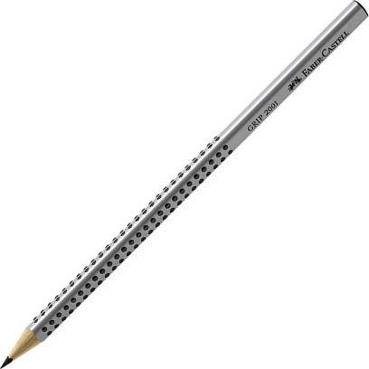Карандаш чернографитный Faber-Castell GRIP 2001, НВ, б/ласт /117000